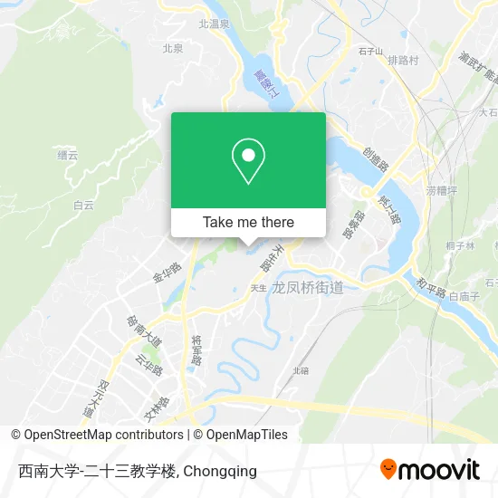 西南大学-二十三教学楼 map