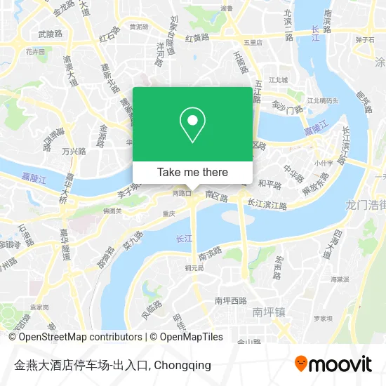 金燕大酒店停车场-出入口 map