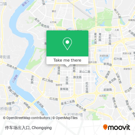 停车场出入口 map
