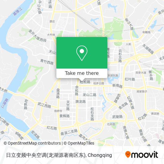 日立变频中央空调(龙湖源著南区东) map
