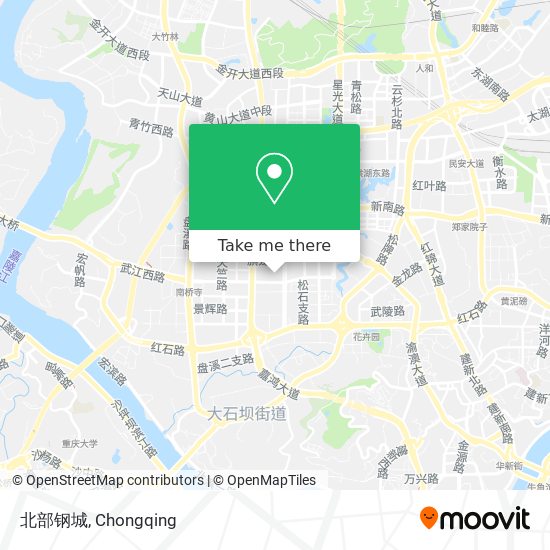 北部钢城 map