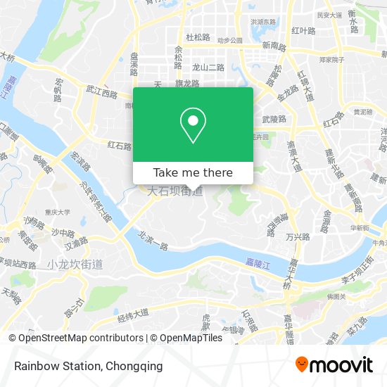 Rainbow Station map