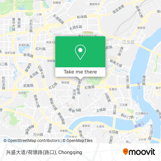 兴盛大道/荷塘路(路口) map