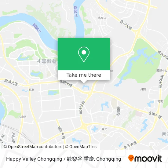 Happy Valley Chongqing / 歡樂谷 重慶 map