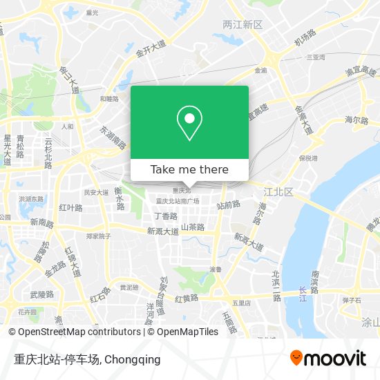 重庆北站-停车场 map
