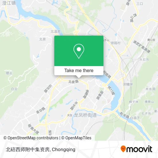 北碚西师附中集资房 map