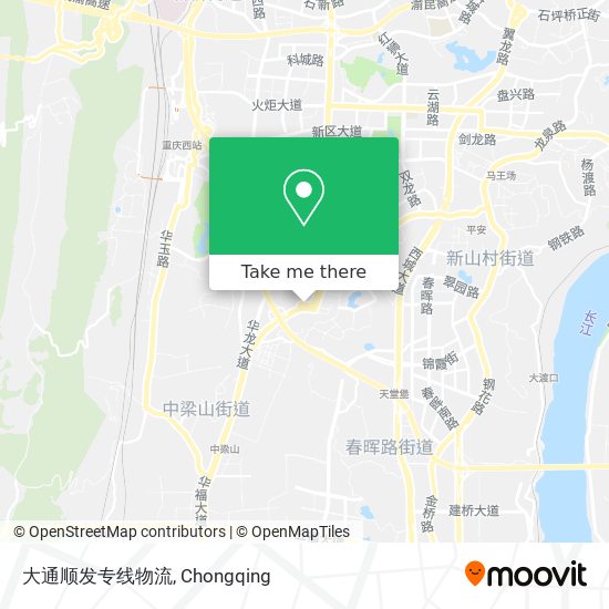大通顺发专线物流 map