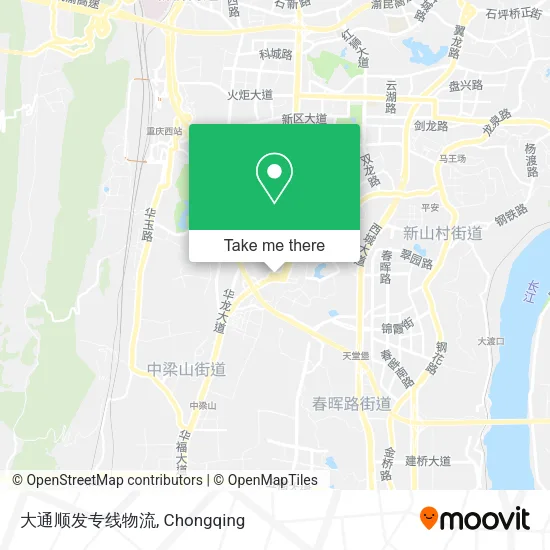 大通顺发专线物流 map