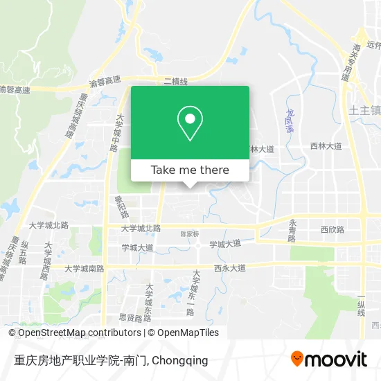重庆房地产职业学院-南门 map