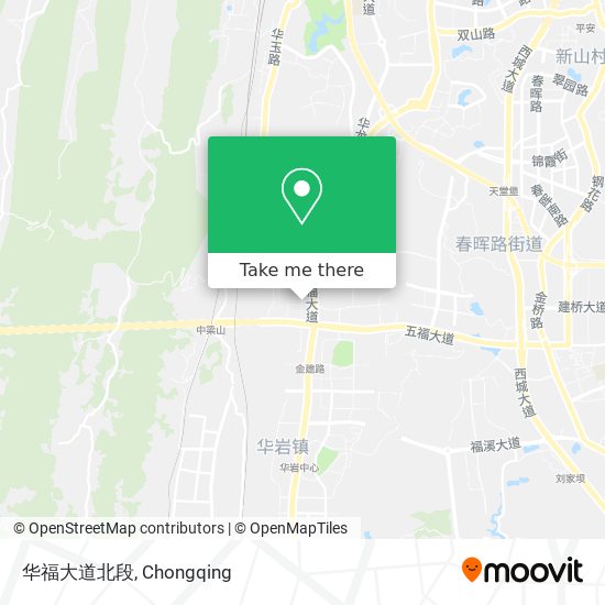 华福大道北段 map