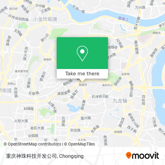 重庆神珠科技开发公司 map