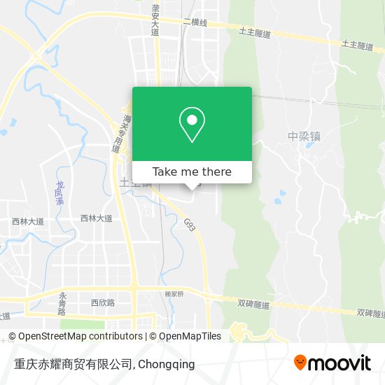 重庆赤耀商贸有限公司 map