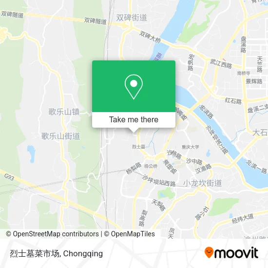 烈士墓菜市场 map