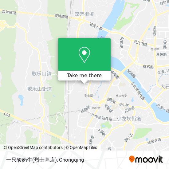 一只酸奶牛(烈士墓店) map
