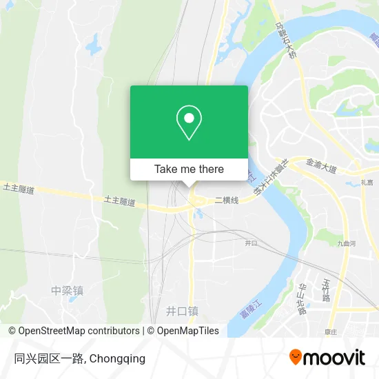 同兴园区一路 map