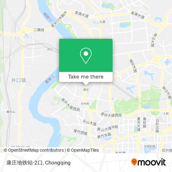 康庄地铁站-2口 map