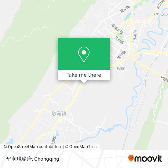 华润琨瑜府 map