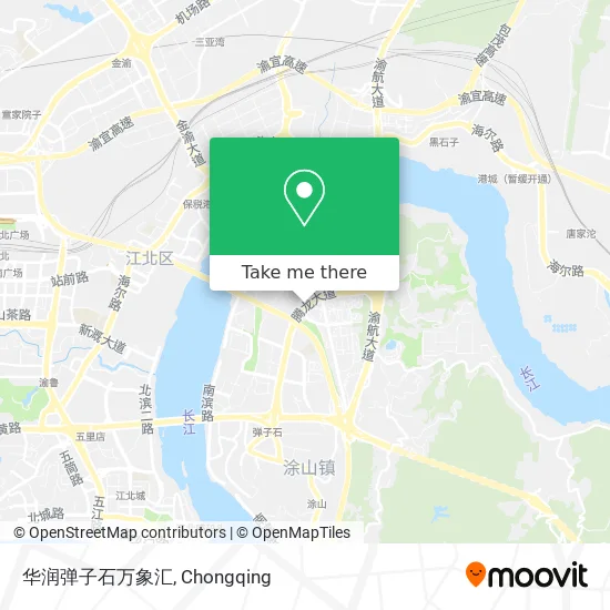 华润弹子石万象汇 map