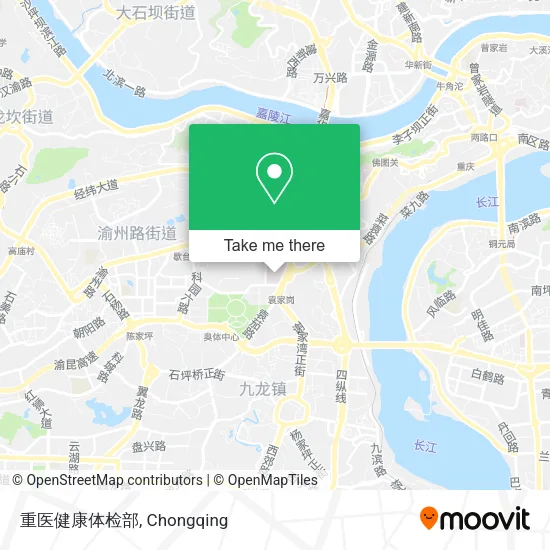 重医健康体检部 map