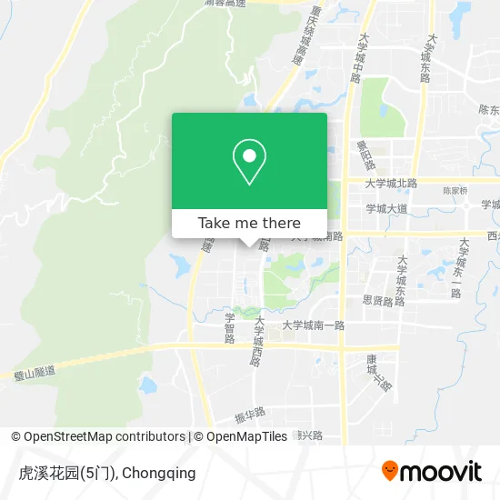 虎溪花园(5门) map
