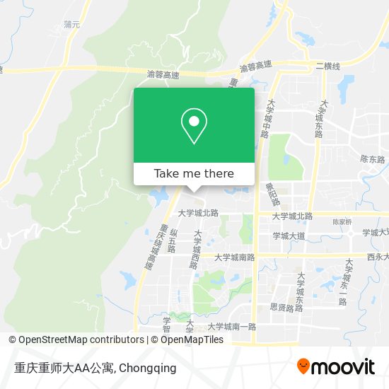 重庆重师大AA公寓 map