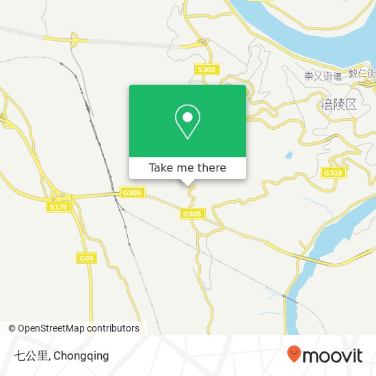 七公里 map