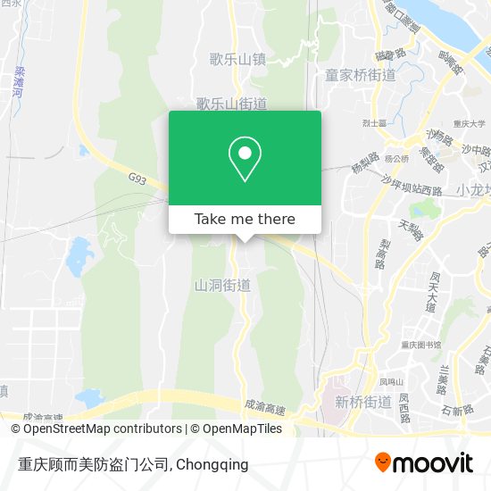重庆顾而美防盗门公司 map