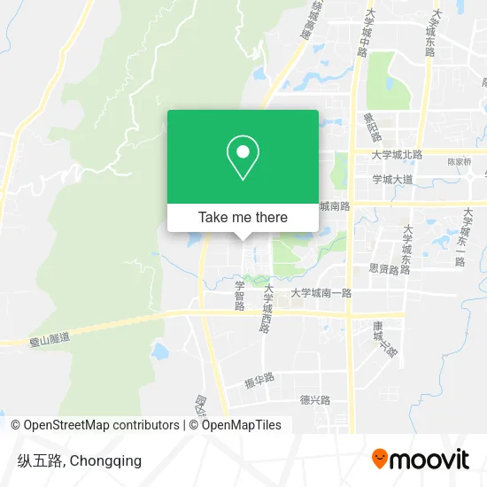 纵五路 map