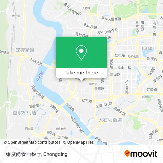 维度尚食西餐厅 map