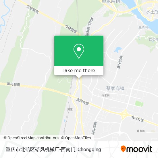 重庆市北碚区碚风机械厂-西南门 map