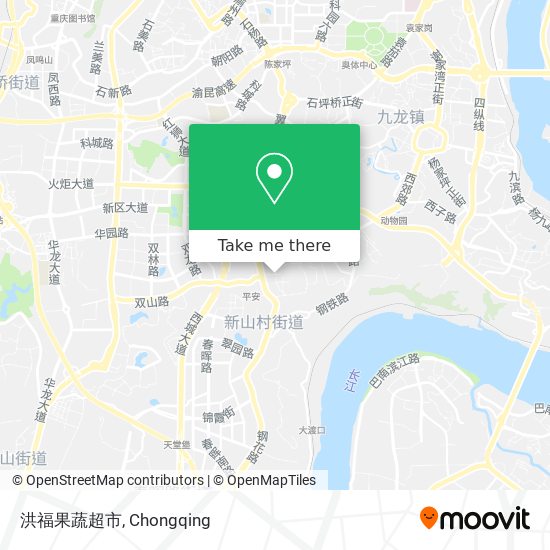 洪福果蔬超市 map