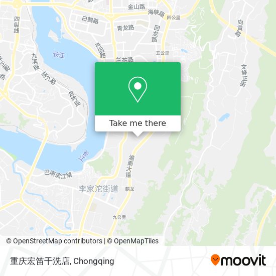 重庆宏笛干洗店 map