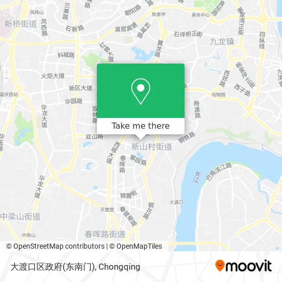 大渡口区政府(东南门) map
