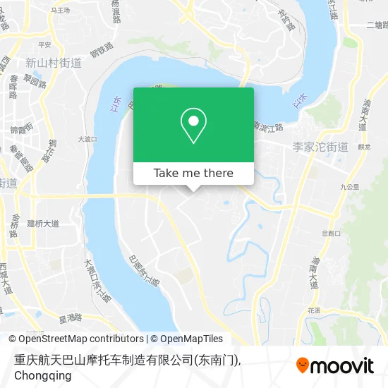 重庆航天巴山摩托车制造有限公司(东南门) map