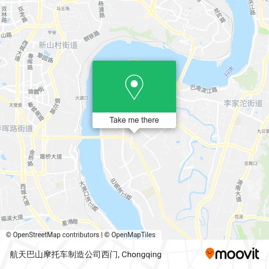 航天巴山摩托车制造公司西门 map