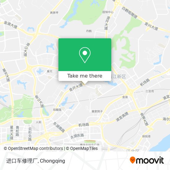 进口车修理厂 map