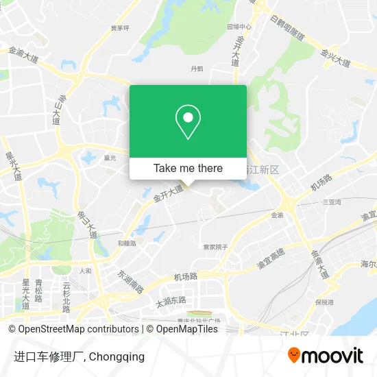 进口车修理厂 map