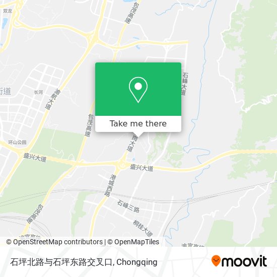 石坪北路与石坪东路交叉口 map
