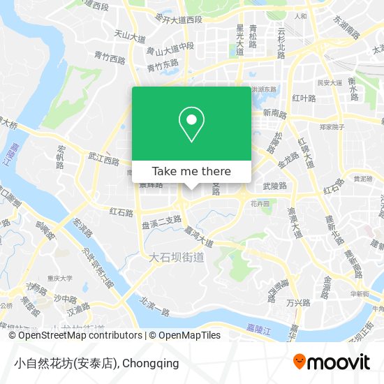 小自然花坊(安泰店) map