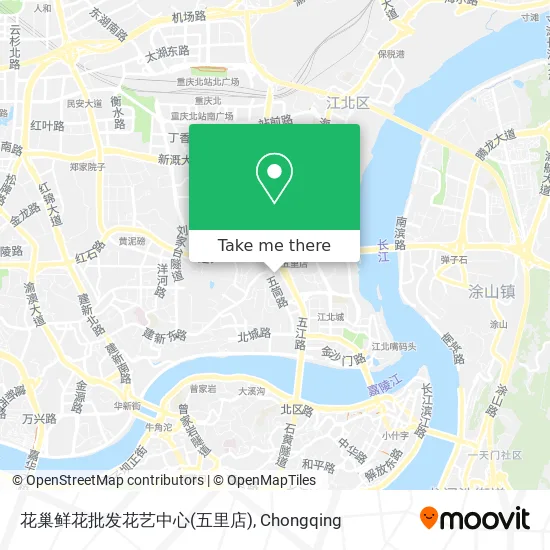 花巢鲜花批发花艺中心(五里店) map