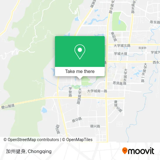 加州健身 map