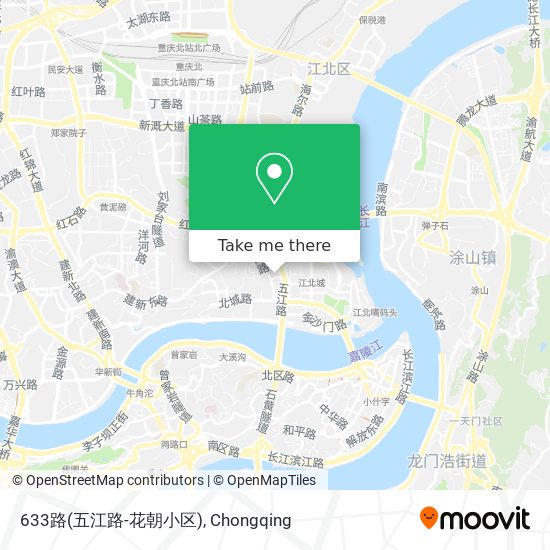633路(五江路-花朝小区) map