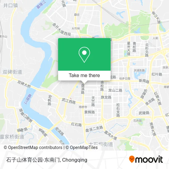 石子山体育公园-东南门 map