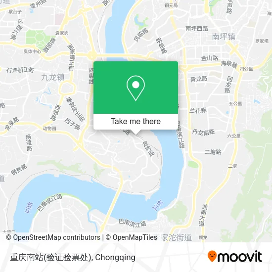 重庆南站(验证验票处) map