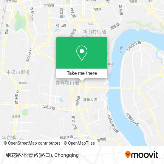 钢花路/松青路(路口) map