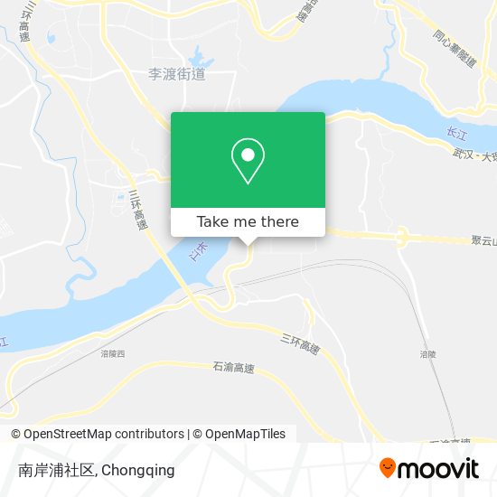 南岸浦社区 map