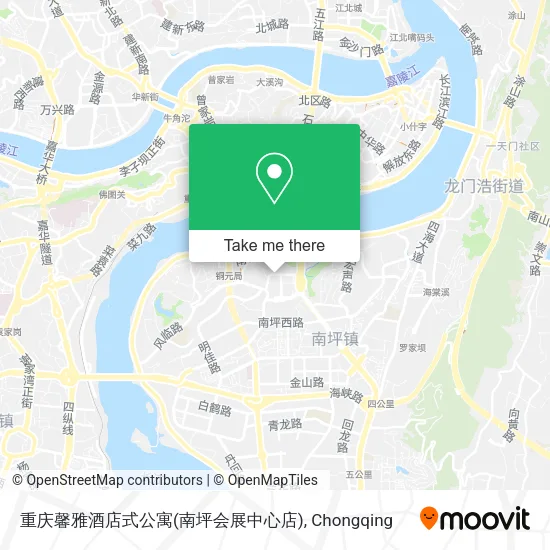 重庆馨雅酒店式公寓(南坪会展中心店) map