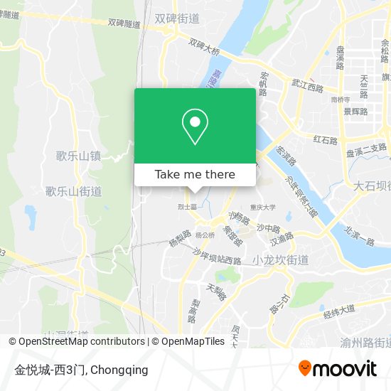 金悦城-西3门 map