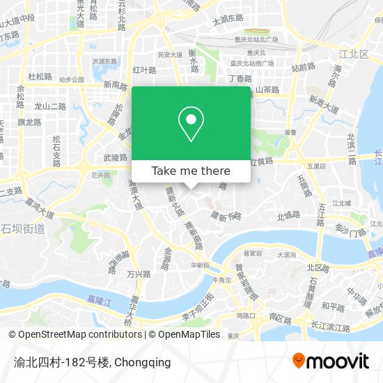 渝北四村-182号楼 map