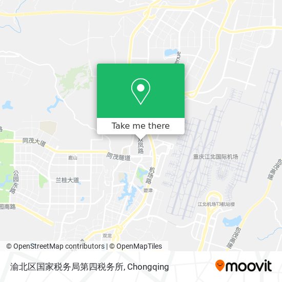 渝北区国家税务局第四税务所 map